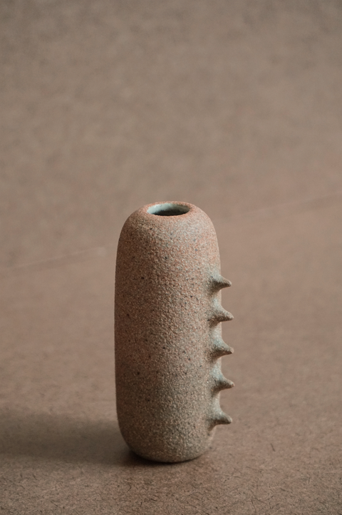 Mini Spikey Bud Vase 2, Sand