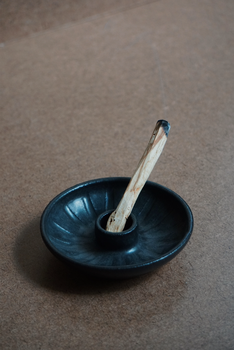 Candle Holder, Matte Black